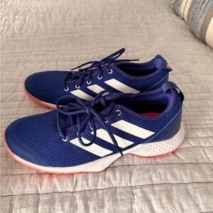 Adidas Blue and White Tennis Shoes - Worn twice